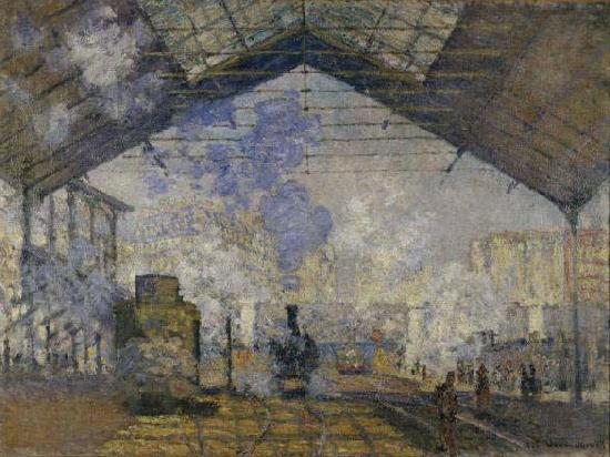 Claude Monet La Gare Saint-Lazare de Claude Monet oil painting image